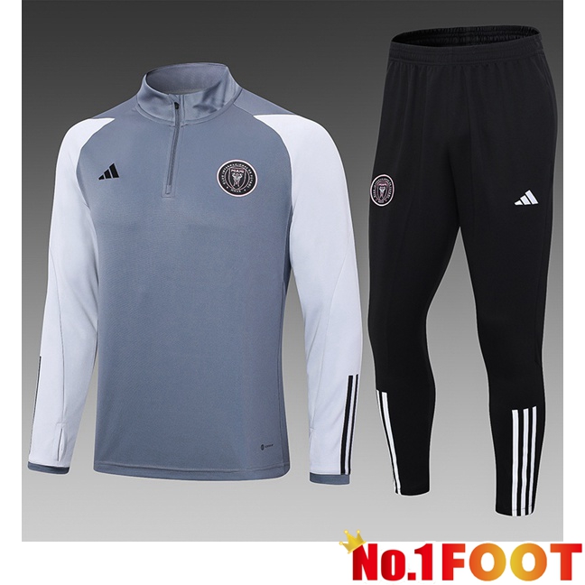 Inter Miami CF Kids Training Tracksuit Suit Grey 2023/2024