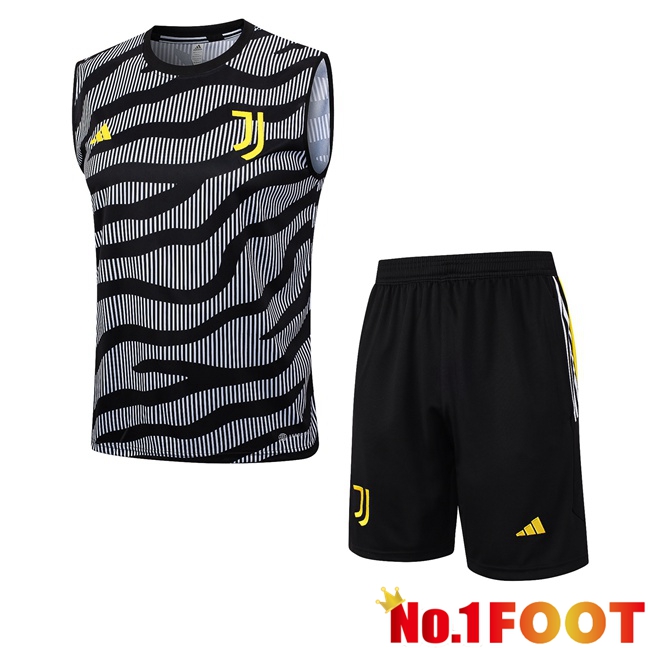 Juventus Soccer Vest + Shorts Grey 2023/2024