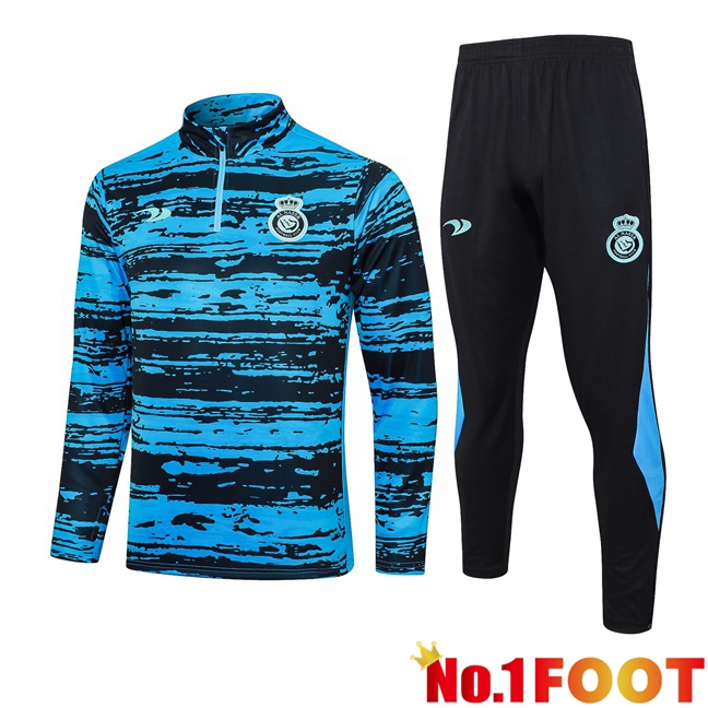 Al-Nassr FC Training Tracksuit Suit Blue 2023/2024