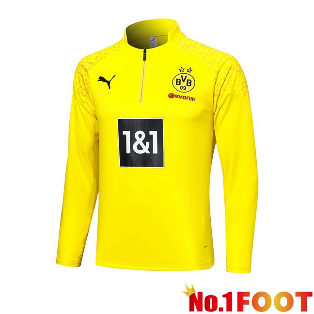 Dortmund BVB Training Sweatshirt Yellow 2023/2024