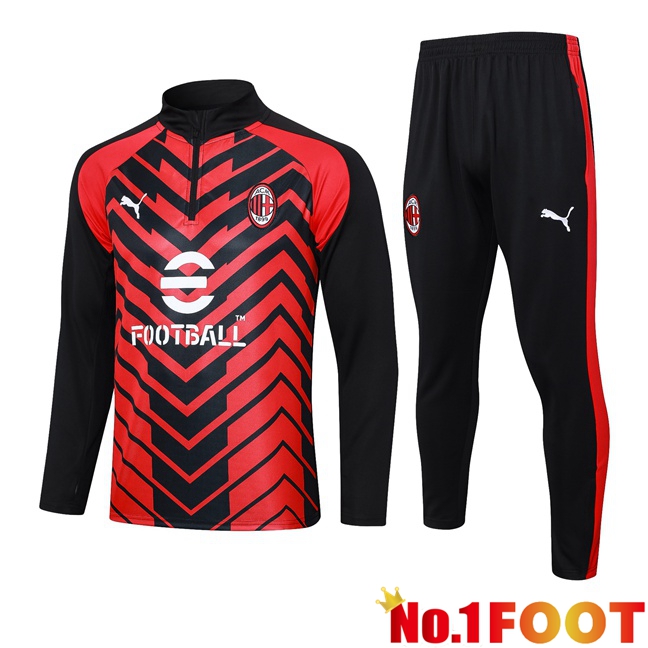 AC Milan Training Tracksuit Suit Red 2023/2024