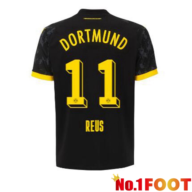 Dortmund BVB (Reus 11) Soccer Jersey Away Black 2023/2024