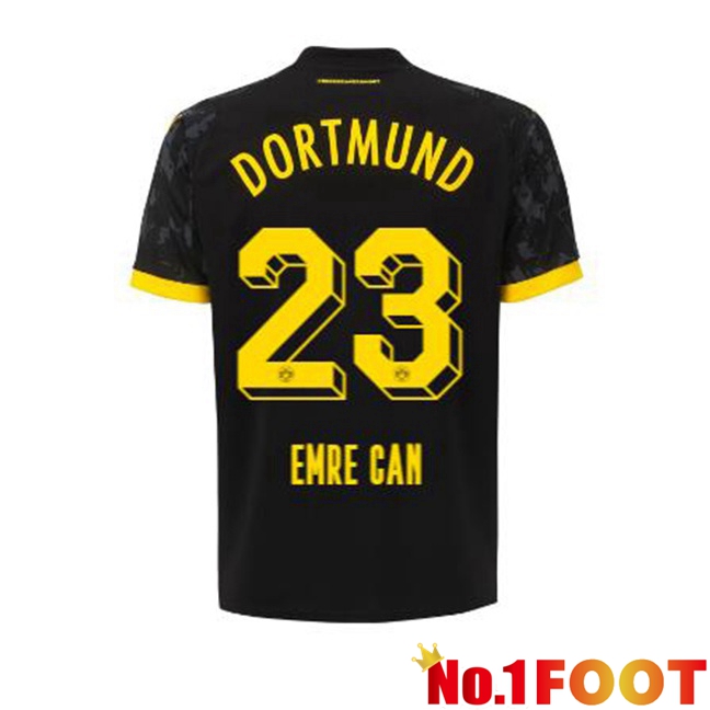 Dortmund BVB (Emre Can 23) Soccer Jersey Away Black 2023/2024