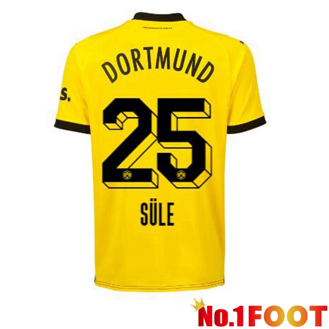 Dortmund BVB (Süle 25) Soccer Jersey Home Yellow Black 2023/2024