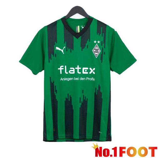 Monchengladbach Soccer Jersey Away Green 2023/2024