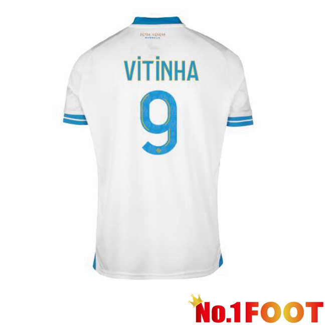 Marseille OM (VITINHA 9) Soccer Jersey Home White 2023/2024