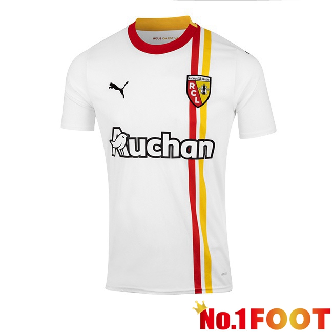 RC Lens Soccer Jersey Third White 2023/2024