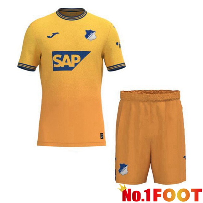 TSG Hoffenheim Kids Soccer Jersey Third Yellow 2023/2024