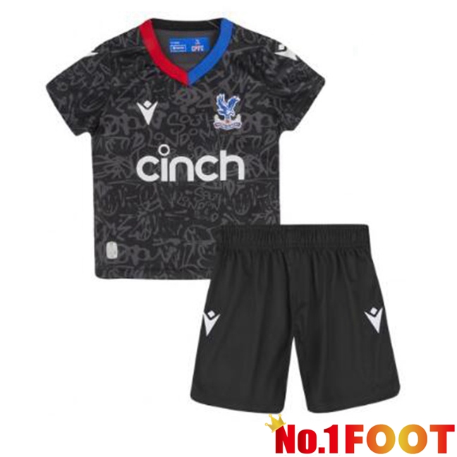 Crystal Palace Kids Soccer Jersey Third Blue 2023/2024