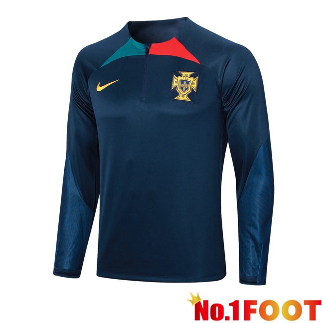 Portugal Training Sweatshirt Royal Blue 2023/2024 - Click Image to Close