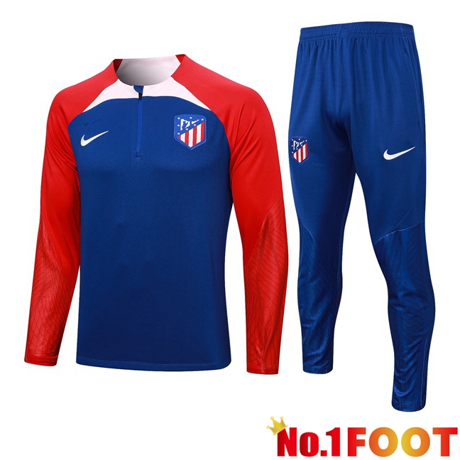 Atletico Madrid Training Tracksuit Suit Blue 2023/2024