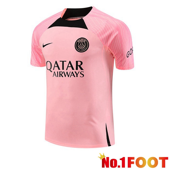 Paris PSG Training T Shirt Pink 2023/2024