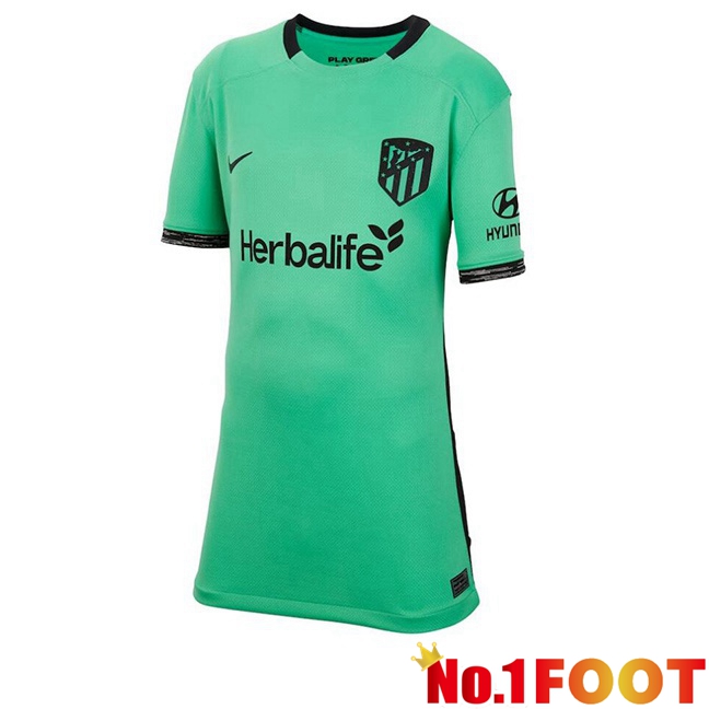 Atletico Madrid Womens Soccer Jersey Third Green 2023/2024