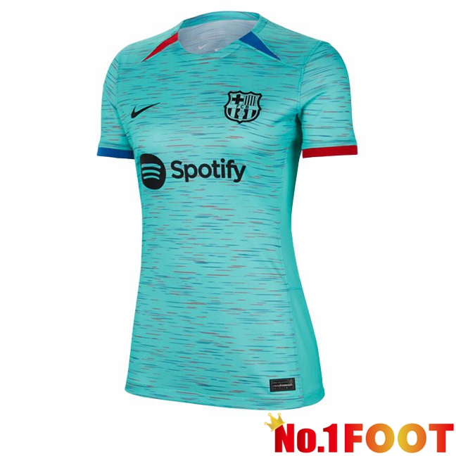 FC Barcelona Womens Soccer Jersey Third Green 2023/2024