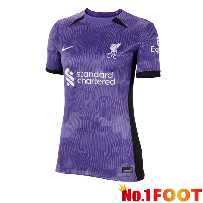 FC Liverpool Womens Soccer Jersey Third Purple 2023/2024