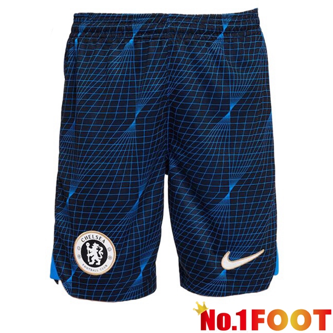 FC Chelsea Soccer Shorts Away Blue 2023/2024