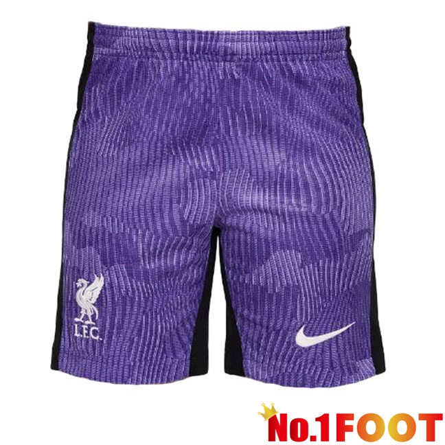 FC Liverpool Soccer Shorts Third Purple 2023/2024