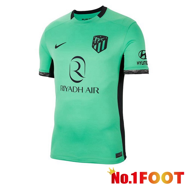 Atletico Madrid Soccer Jersey Third Green 2023/2024