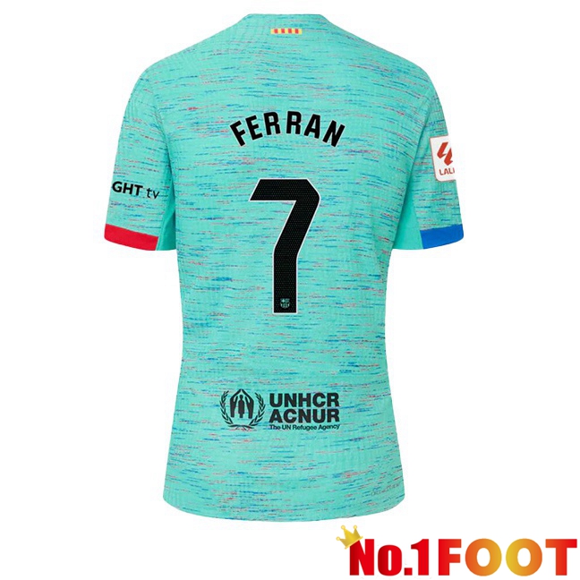 FC Barcelona (FERRAN 7) Soccer Jersey Third Green 2023/2024