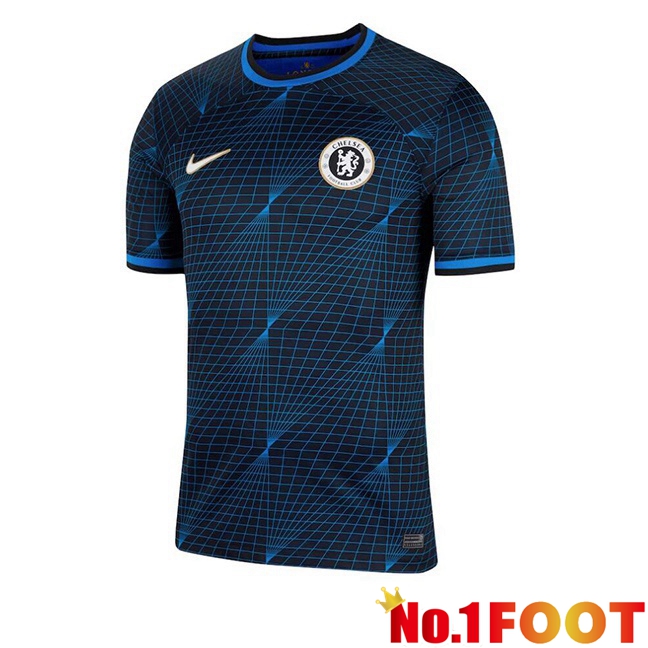 FC Chelsea Soccer Jersey Away Blue 2023/2024