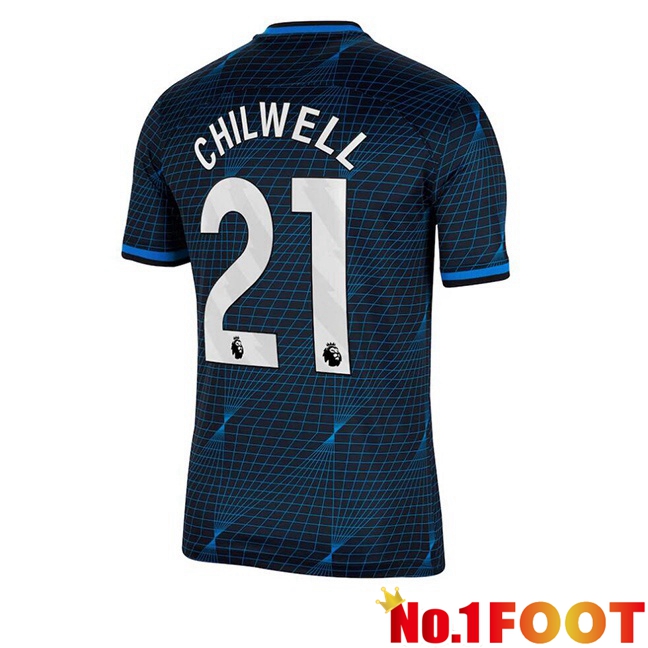 FC Chelsea (Chilwell 21) Soccer Jersey Away Blue 2023/2024