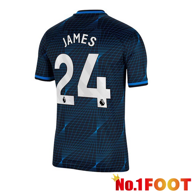 FC Chelsea (James 24) Soccer Jersey Away Blue 2023/2024