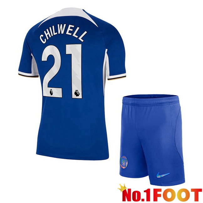 FC Chelsea (Chilwell 21) Kids Soccer Jersey Home Blue 2023/2024