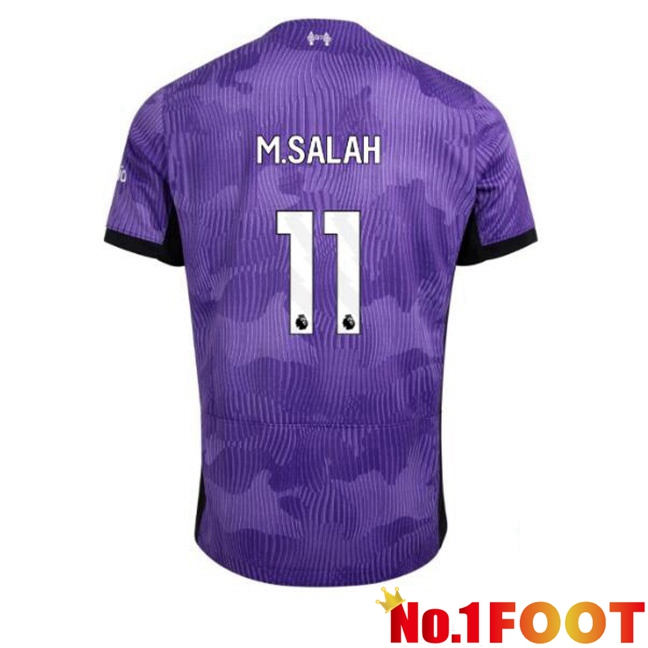 FC Liverpool (M.SALAH 11) Soccer Jersey Third Purple 2023/2024