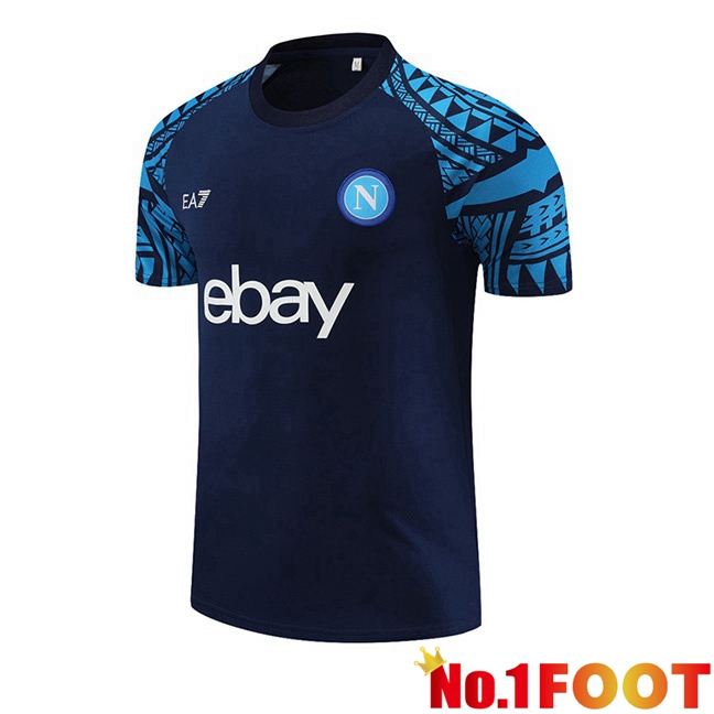 SSC Napoli Training T Shirt Royal Blue 2023/2024