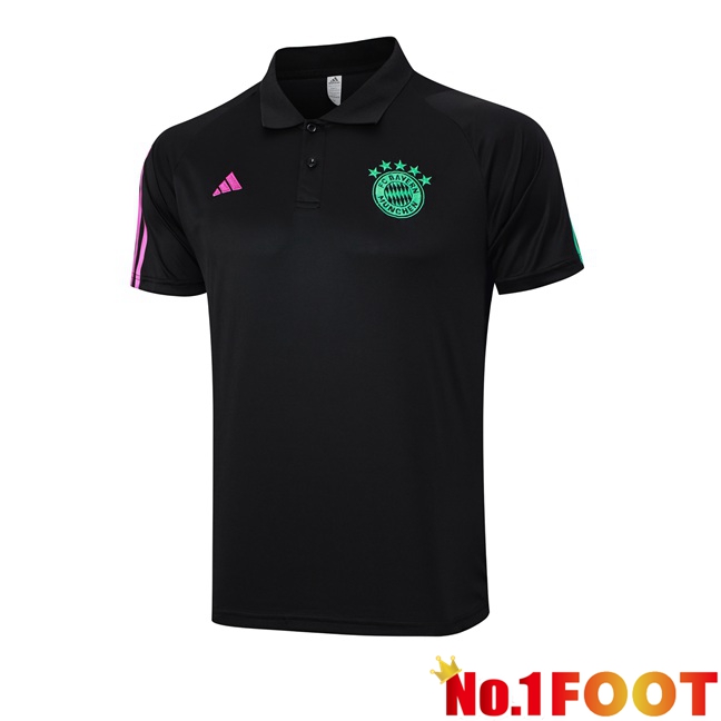 Bayern Munich Soccer Polo Black 2023/2024