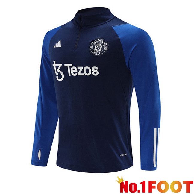 Manchester United Training Sweatshirt Blue 2023/2024