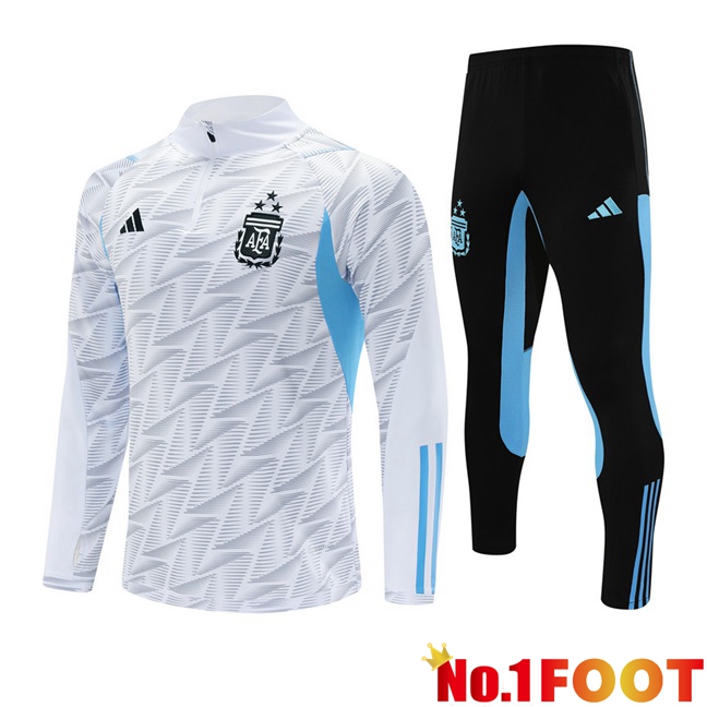 Argentina Training Tracksuit Suit White 2023/2024