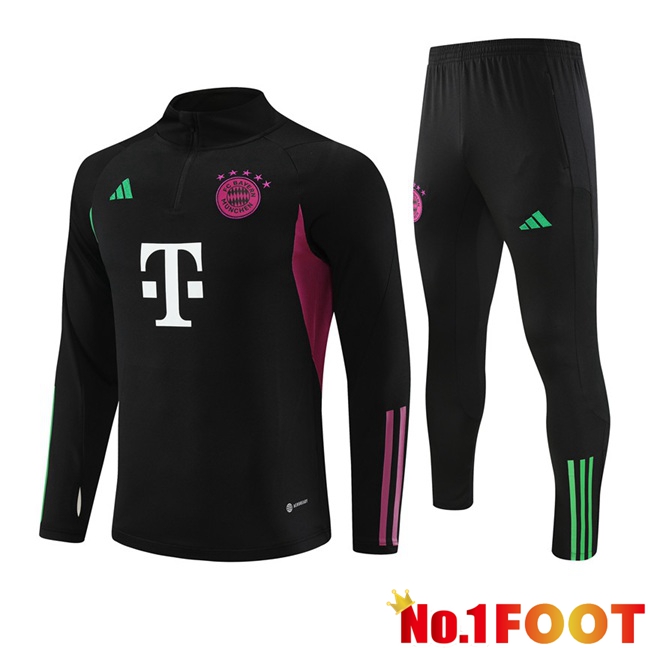 Bayern Munich Training Tracksuit Suit Black 2023/2024