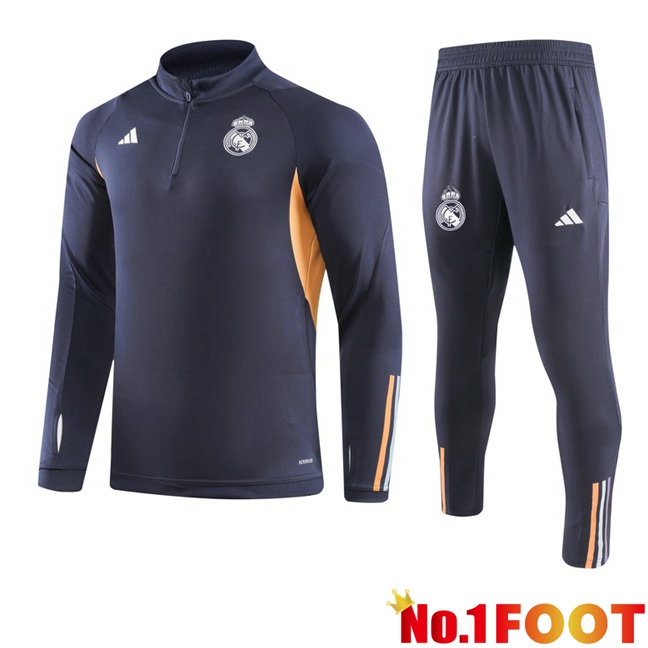 Real Madrid Training Tracksuit Suit Grey 2023/2024