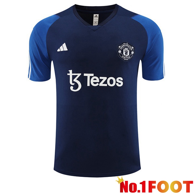 Manchester United Training T Shirt Royal Blue 2023/2024