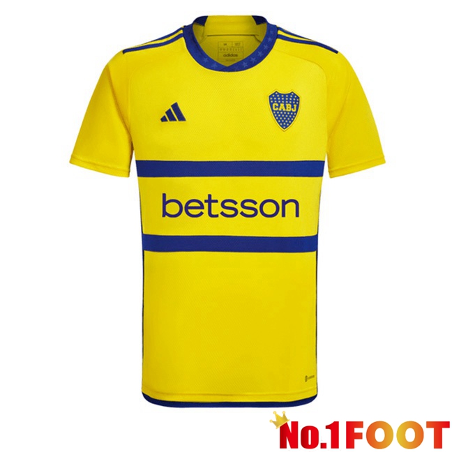 Boca Juniors Soccer Jersey Away Yellow 2023/2024