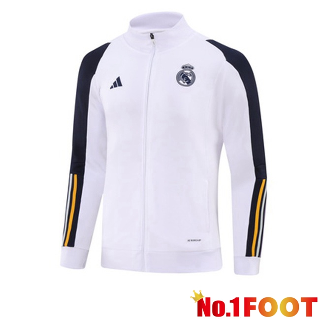 Real Madrid Training Jacket White 2023/2024