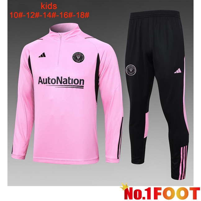 Inter Miami CF Kids Training Tracksuit Suit Pink 2023/2024