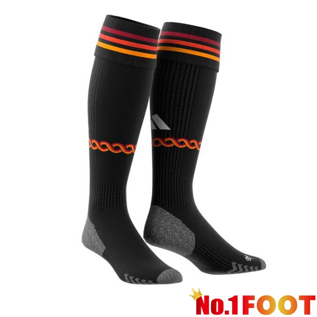 AS Roma Soccer Socks Third Black 2023/2024