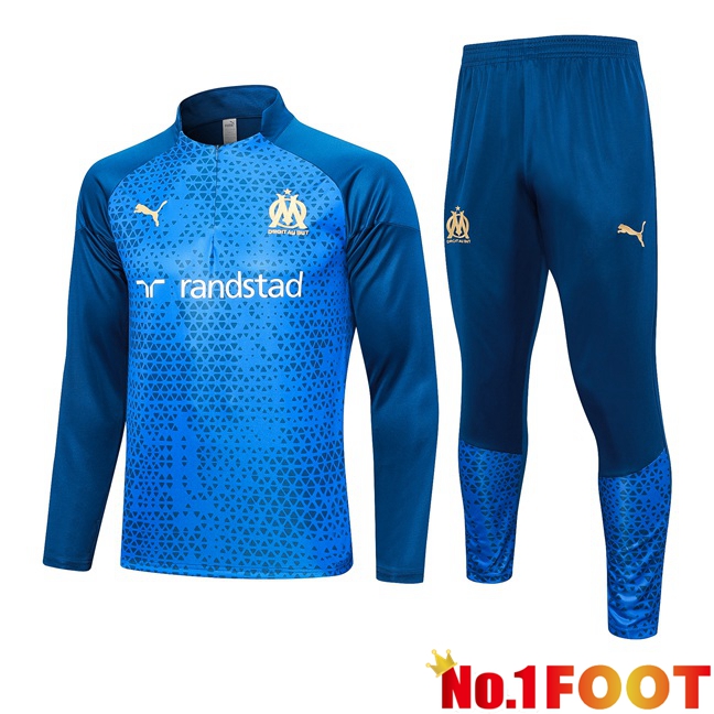 Marseille OM Training Tracksuit Suit Blue 2023/2024