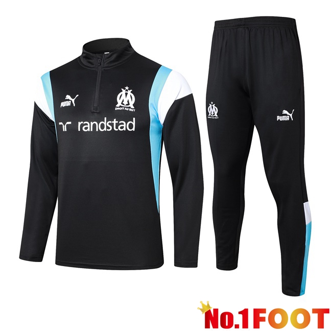 Marseille OM Training Tracksuit Suit Black 2023/2024