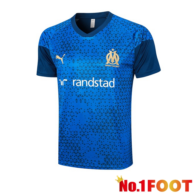 Marseille OM Training T Shirt Blue 2023/2024