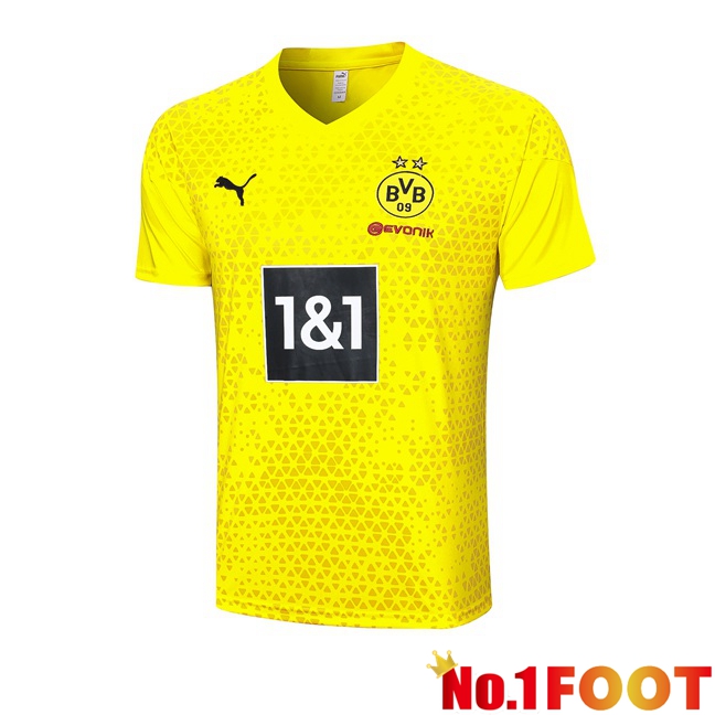 Dortmund BVB Training T Shirt Yellow 2023/2024