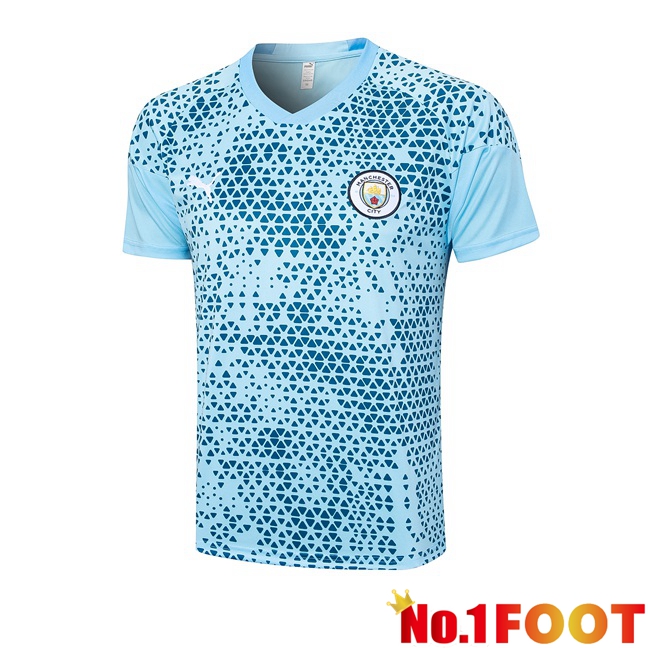 Manchester City Training T Shirt Blue 2023/2024