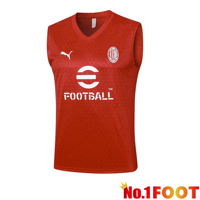 AC Milan Soccer Vest Red 2023/2024