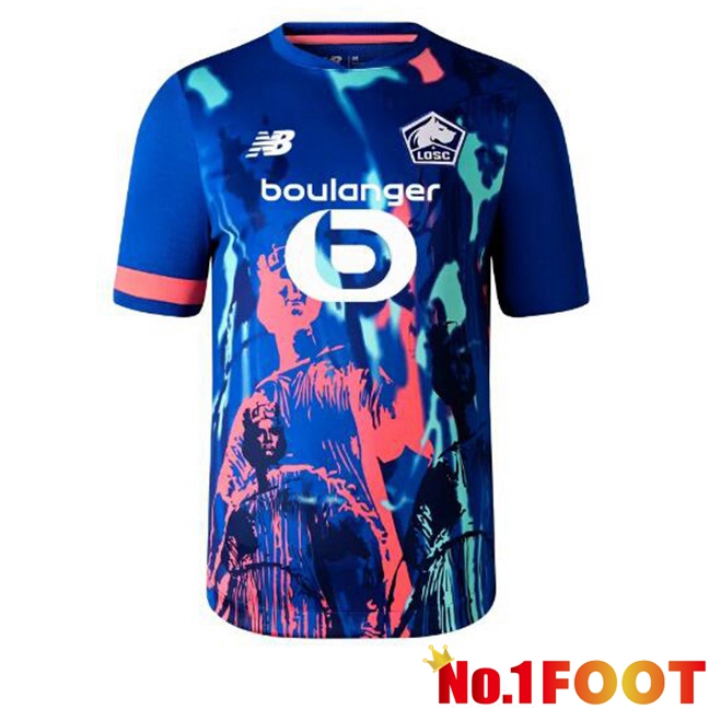 Lille OSC Soccer Jersey Fourth Blue 2023/2024