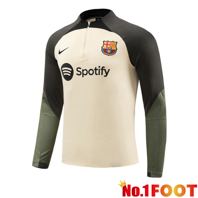 FC Barcelona Training Sweatshirt Yellow Green 2023/2024