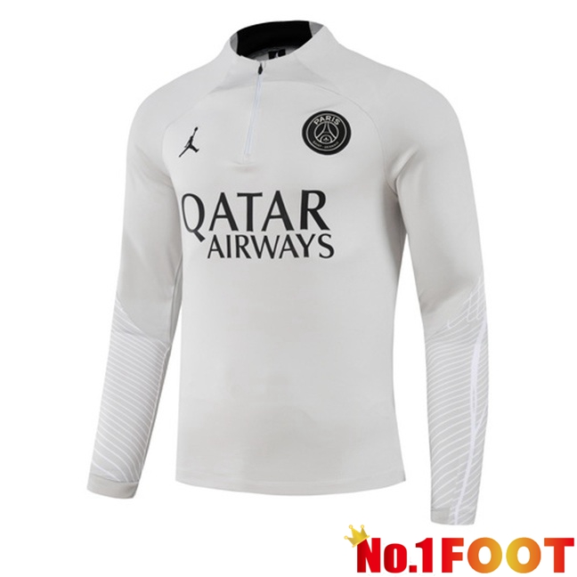 JORDAN Paris PSG Training Sweatshirt Grey 2023/2024