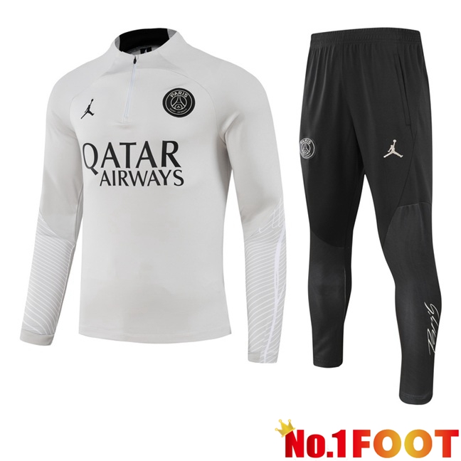 JORDAN Paris PSG Training Tracksuit Suit Grey 2023/2024