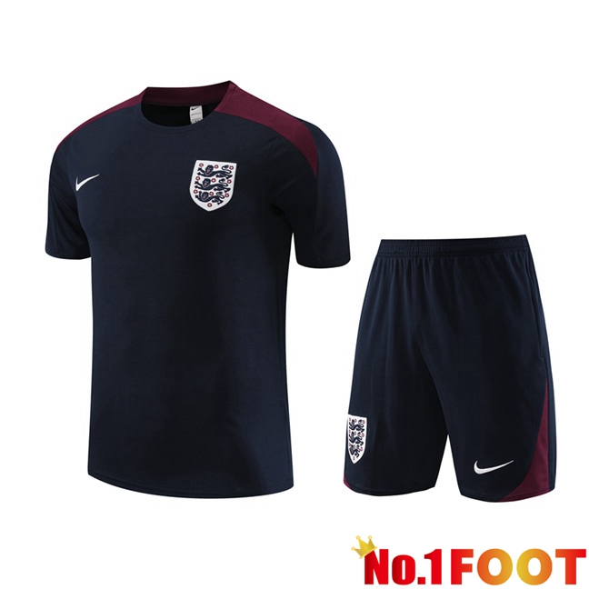 England Training T Shirt + Shorts Royal Blue 2023/2024